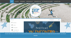 Desktop Screenshot of europedirect.adpm.pt